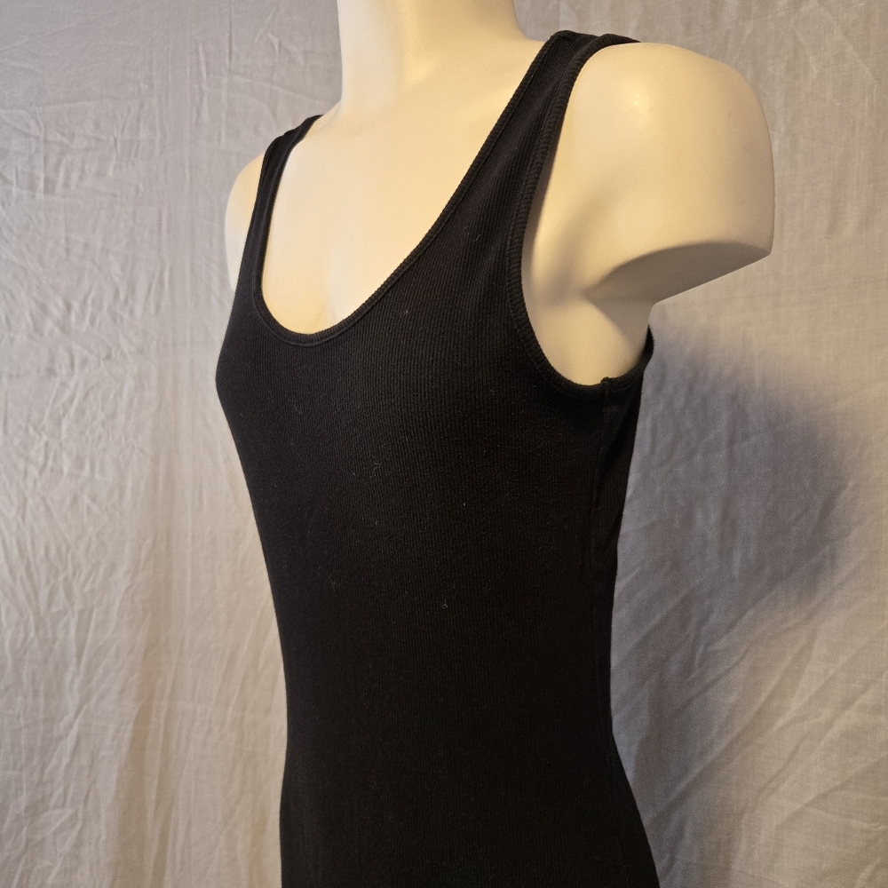Long Ribbed Tank Dress - Size M - Picture 2 of 8
